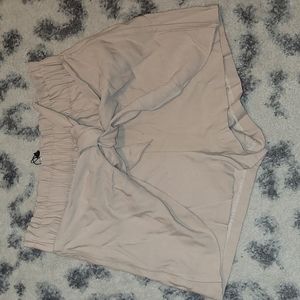 BCBG high waisted tie shorts